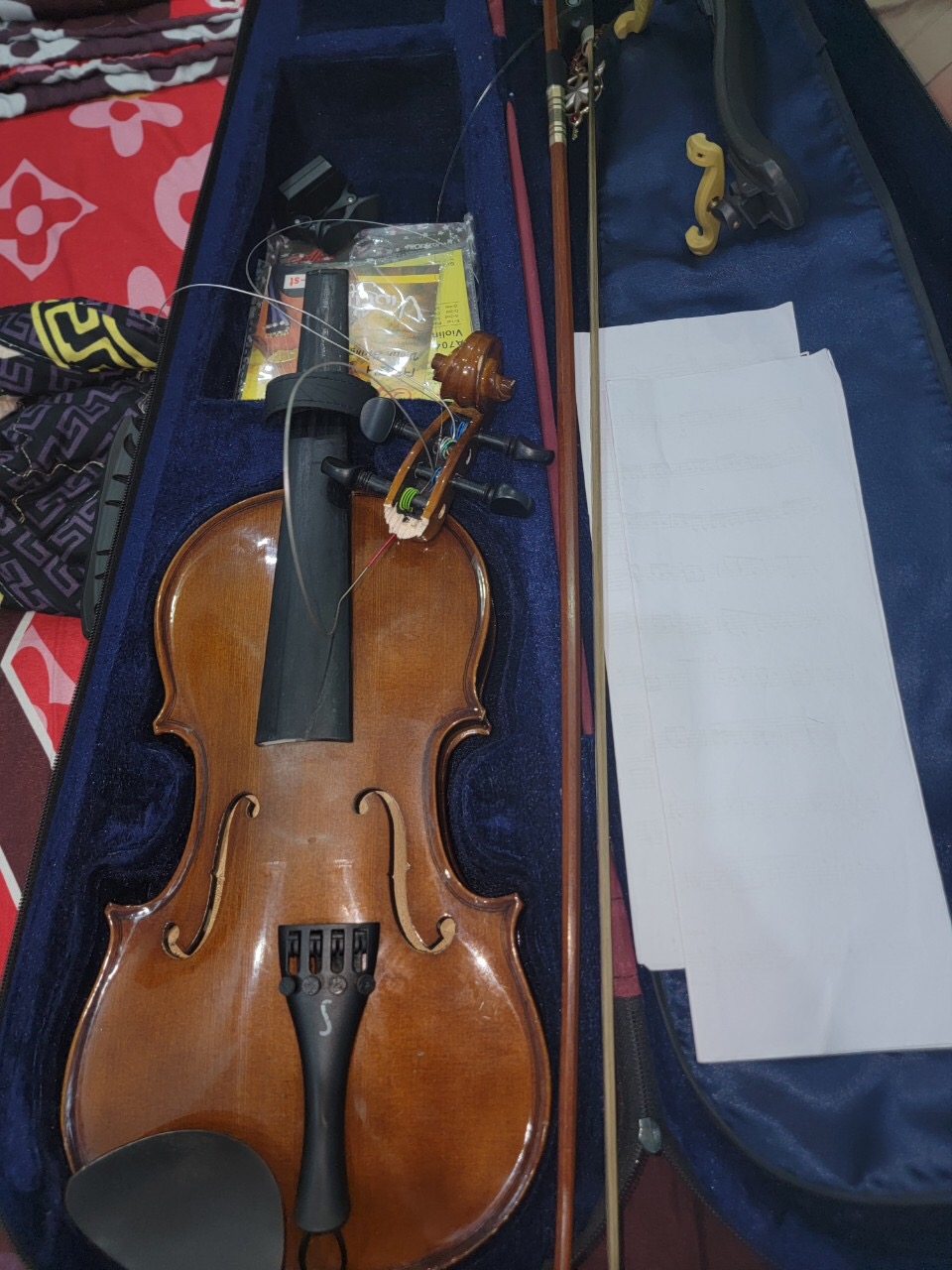 Sửa Chữa Violin bị gãy Cần Đàn Violin